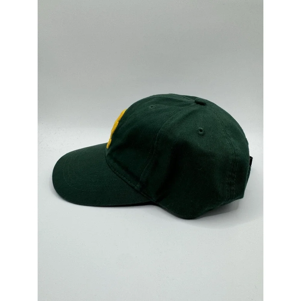 VTG Polo Ralph Lauren Hat PRL Monogram Green Yellow Strapback NWT - Picture 2 of 7